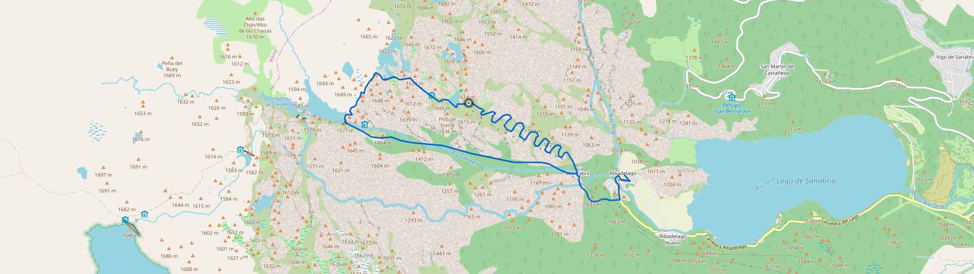 Ruta del Cañón del rio Cárdena y el Pico del Fraile