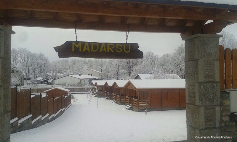 Vigo de Sanabria cubierta de nieve