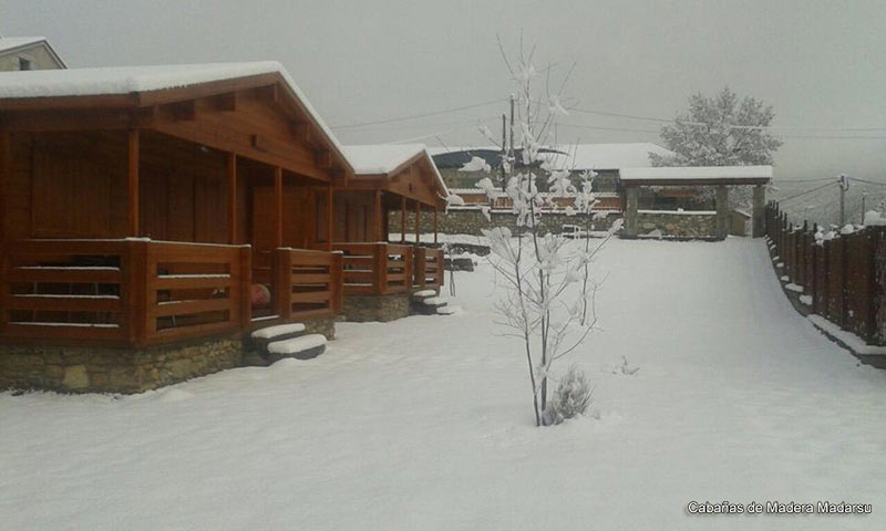 Llega la nieve a Vigo de Sanabria