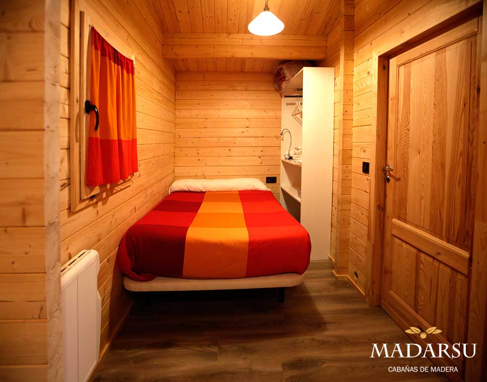 Dormitorio cabaña Clara