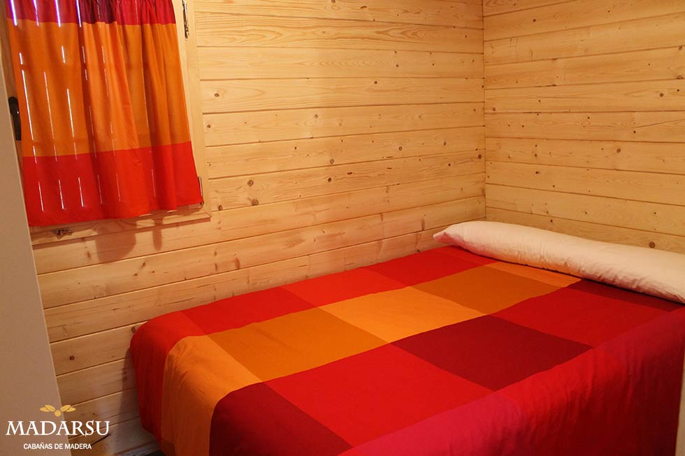 Dormitorio cabaña Yeguas