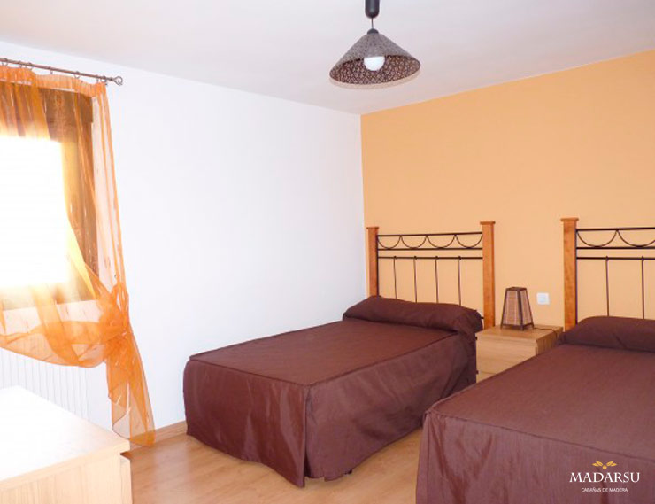 Dormitorio doble de la Casa del Lagos I