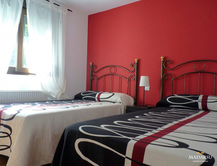 Dormitorio doble de la Casa del Lagos I