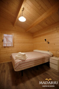 Dormitorio cabaña Lacillo