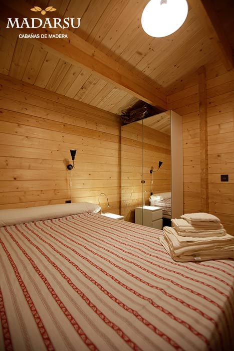 Dormitorio cabaña Lacillo