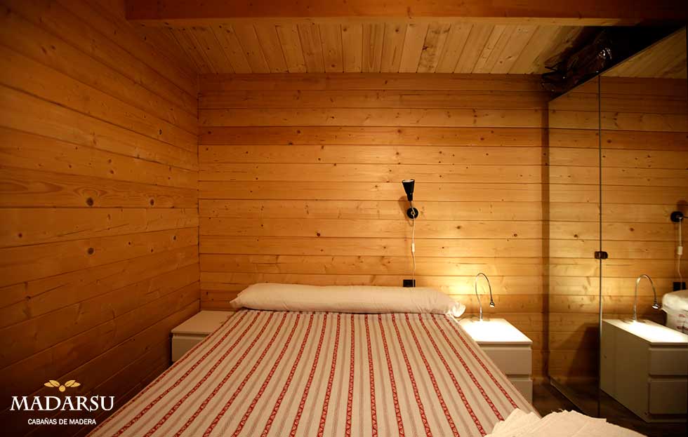 Dormitorio cabaña Lacillo