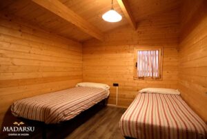 Dormitorio cabaña Lacillo