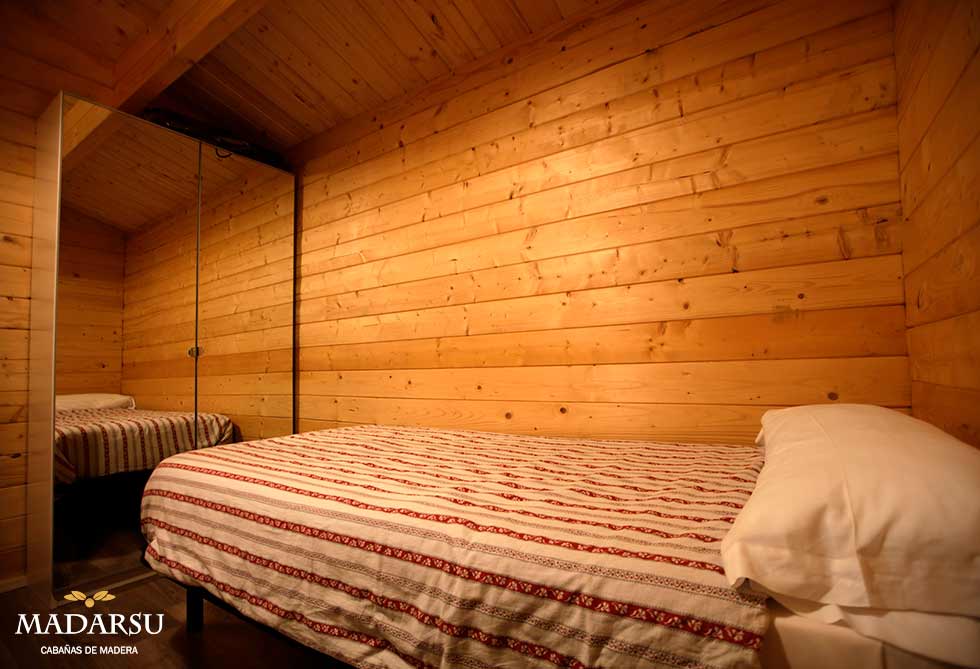 Dormitorio cabaña Lacillo