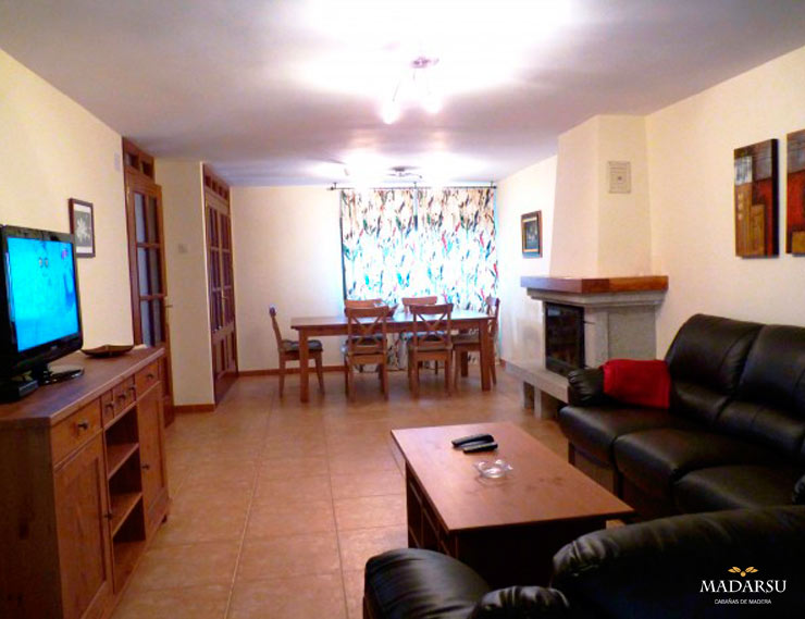 Casa del Lago I, vista del salón